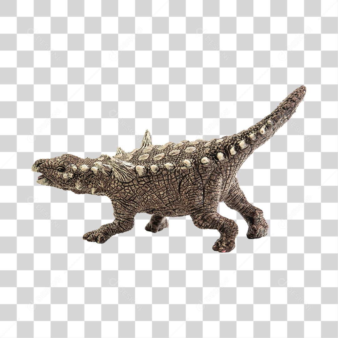 Objeto 3D Dinossauro Pré-Histórico Para Composição PNG Transparente