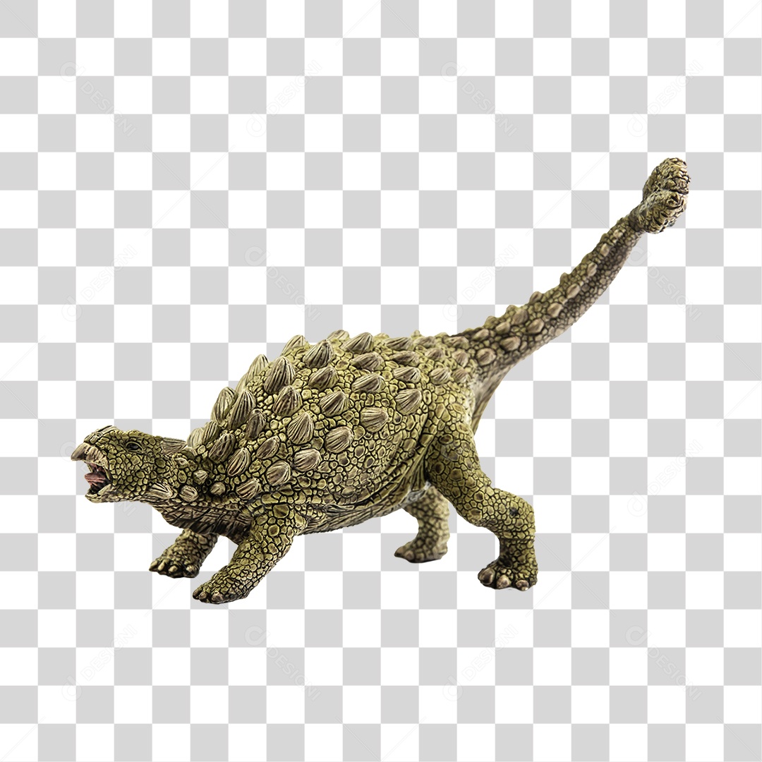 Objeto 3D Dinossauro Pré-Histórico Para Composição PNG Transparente