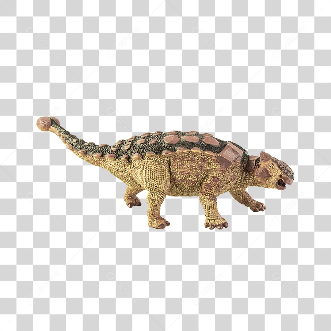 Objeto 3D Dinossauro Pré-Histórico Para Composição PNG Transparente