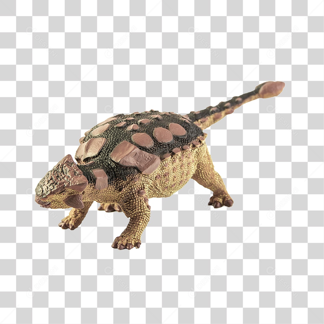 Objeto 3D Dinossauro Pré-Histórico Para Composição PNG Transparente