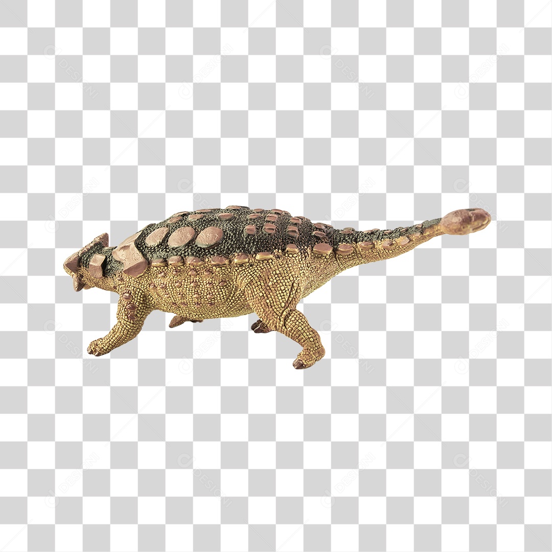 Objeto 3D Dinossauro Pré-Histórico Para Composição PNG Transparente