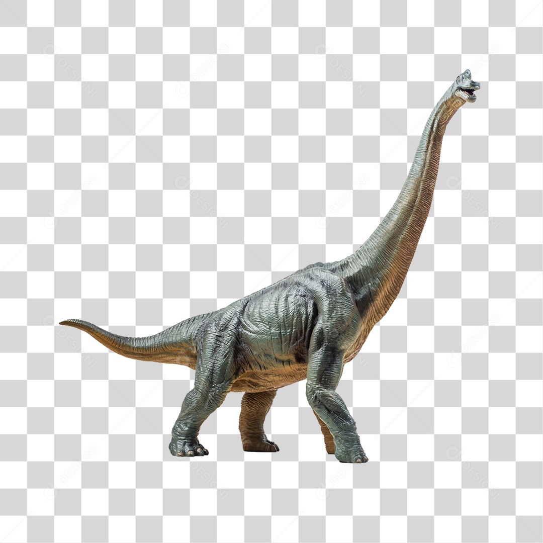 Objeto 3D Dinossauro Pré-Histórico Para Composição PNG Transparente