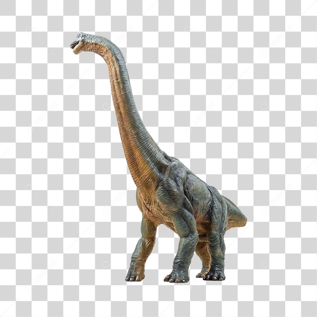 Objeto 3D Dinossauro Pré-Histórico Para Composição PNG Transparente