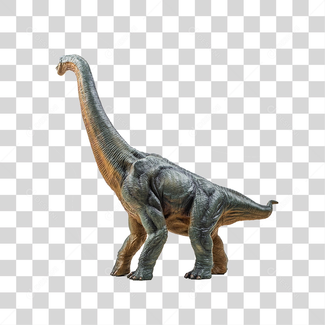 Objeto 3D Dinossauro Pré-Histórico Para Composição PNG Transparente