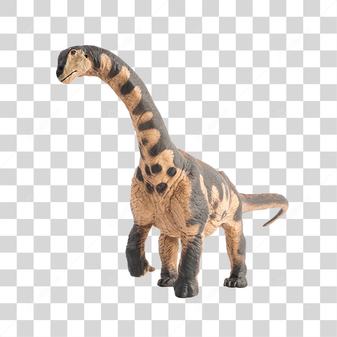 Objeto 3D Dinossauro Pré-Histórico Para Composição PNG Transparente