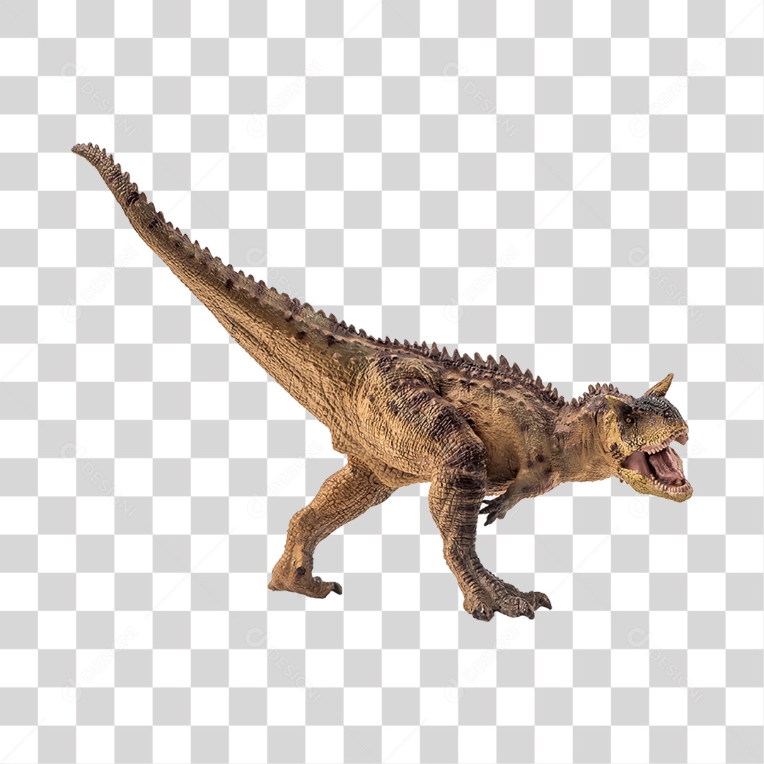 Objeto 3D Dinossauro Pré-Histórico Para Composição PNG Transparente