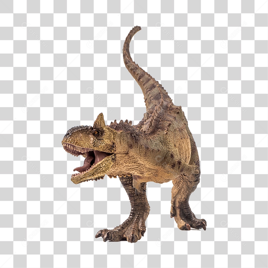 Objeto 3D Dinossauro Pré-Histórico Para Composição PNG Transparente