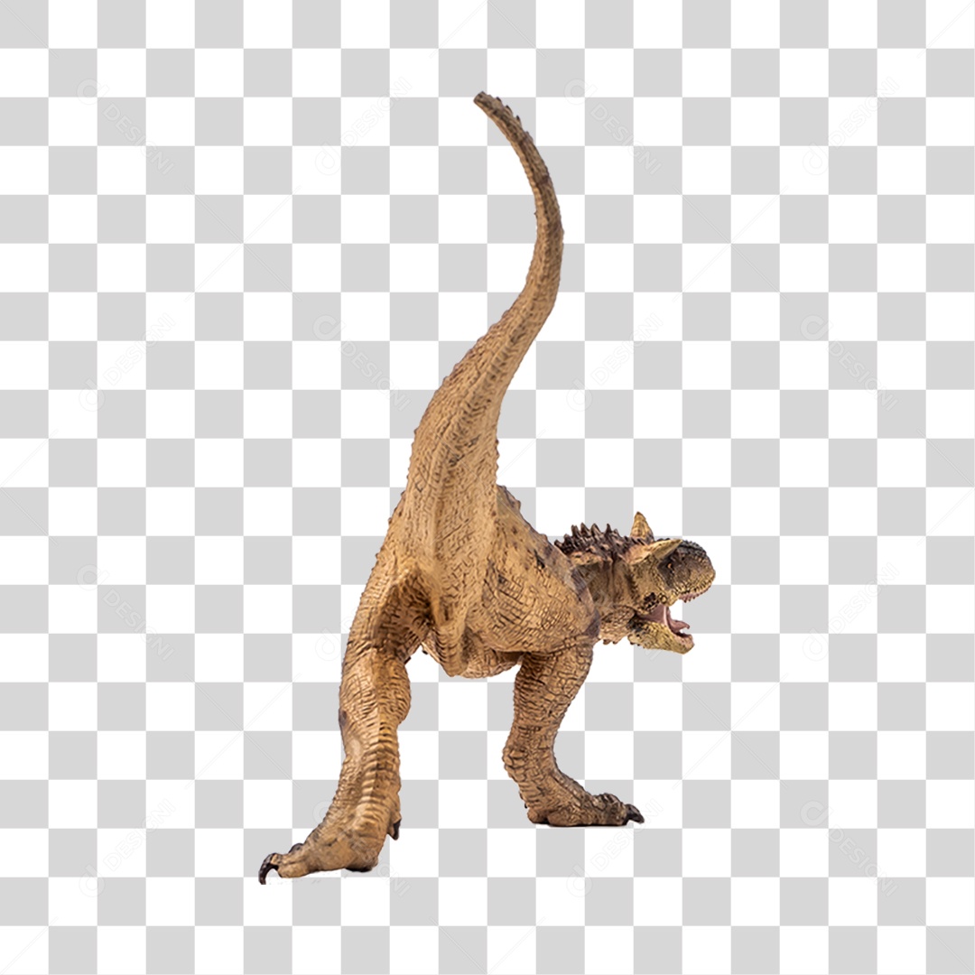 Objeto 3D Dinossauro Pré-Histórico Para Composição PNG Transparente