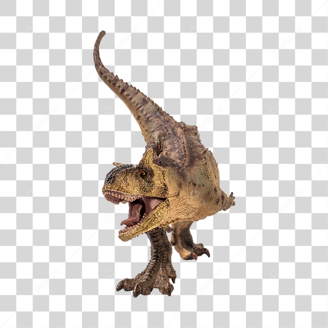 Objeto 3D Dinossauro Pré-Histórico Para Composição PNG Transparente