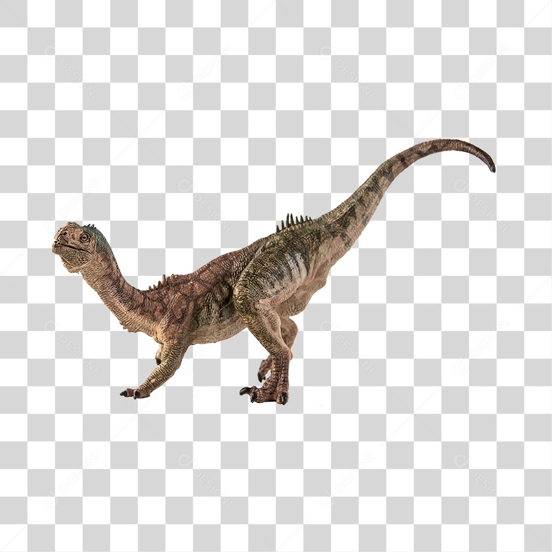 Objeto 3D Dinossauro Pré-Histórico Para Composição PNG Transparente