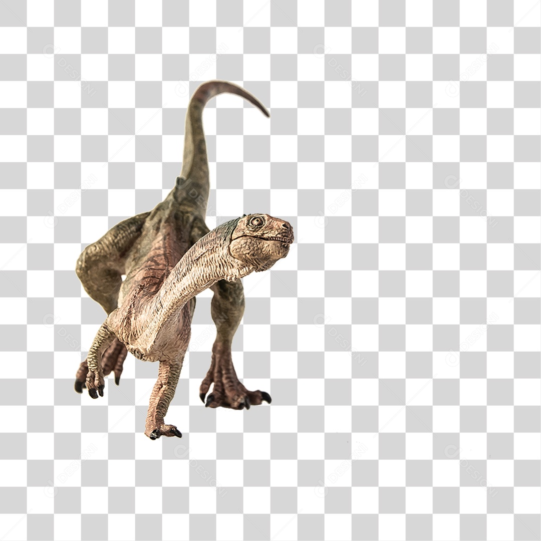 Objeto 3D Dinossauro Pré-Histórico Para Composição PNG Transparente