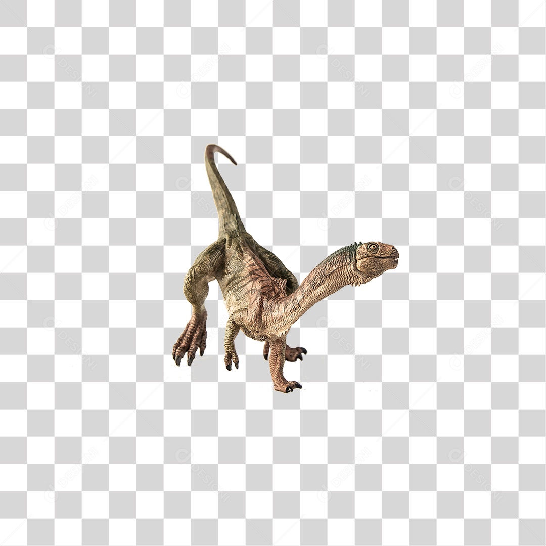 Objeto 3D Dinossauro Pré-Histórico Para Composição PNG Transparente