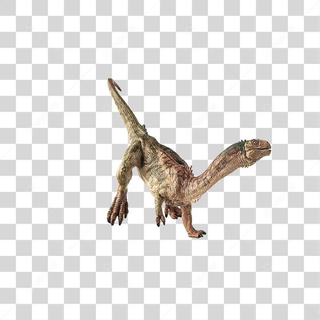 Objeto 3D Dinossauro Pré-Histórico Para Composição PNG Transparente