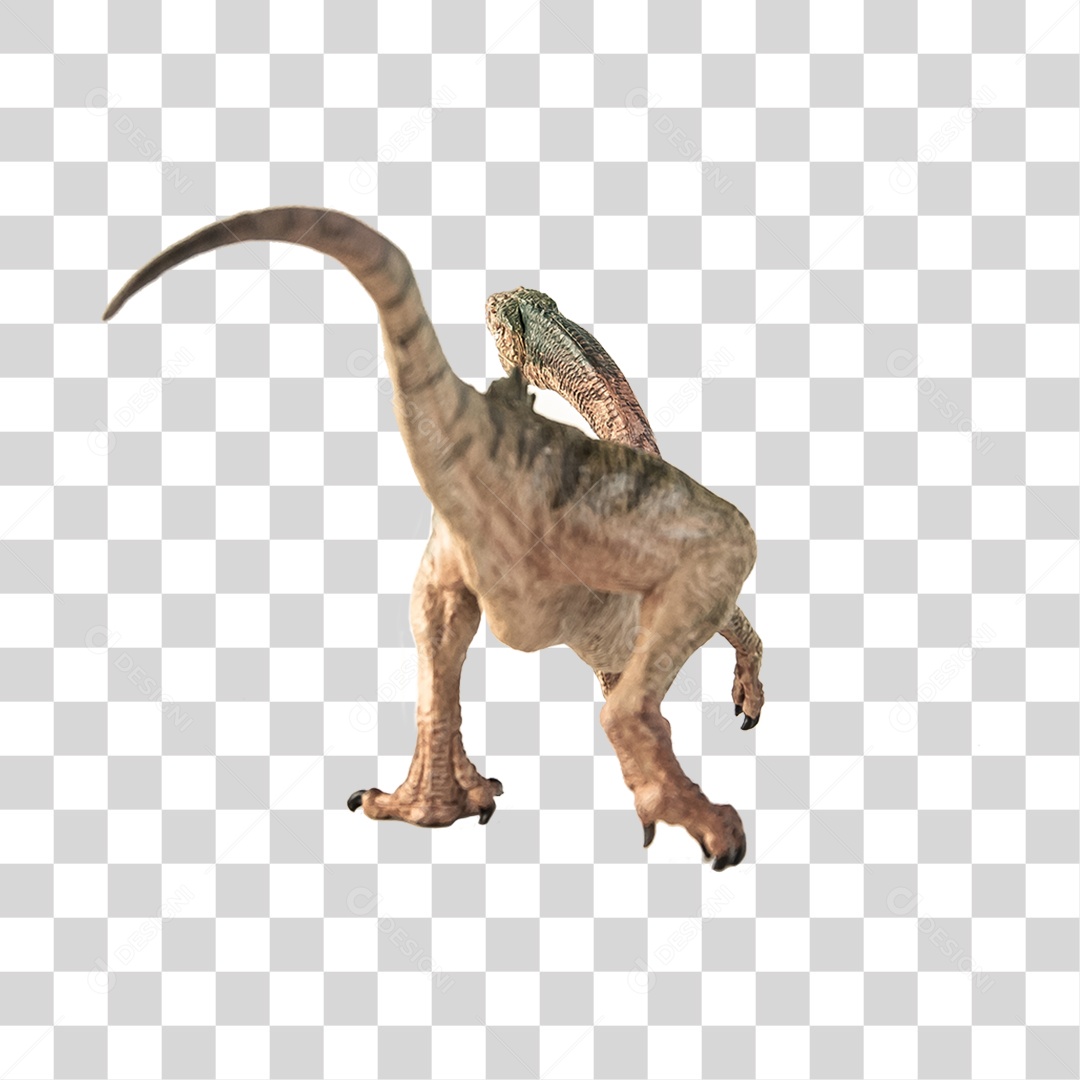 Objeto 3D Dinossauro Pré-Histórico Para Composição PNG Transparente