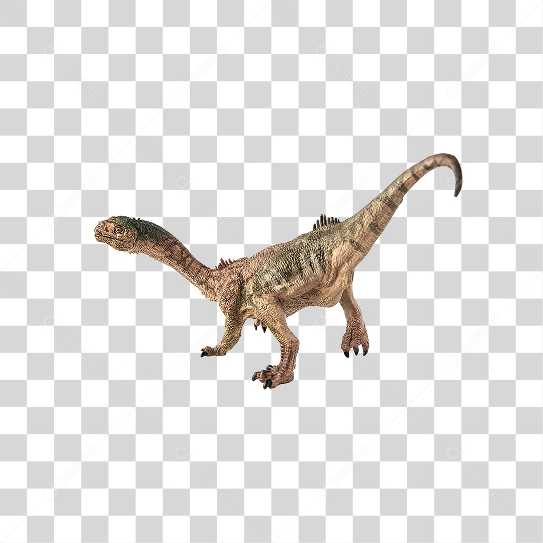 Objeto 3D Dinossauro Pré-Histórico Para Composição PNG Transparente