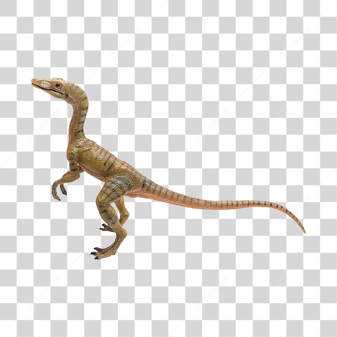 Objeto 3D Dinossauro Pré-Histórico Para Composição PNG Transparente