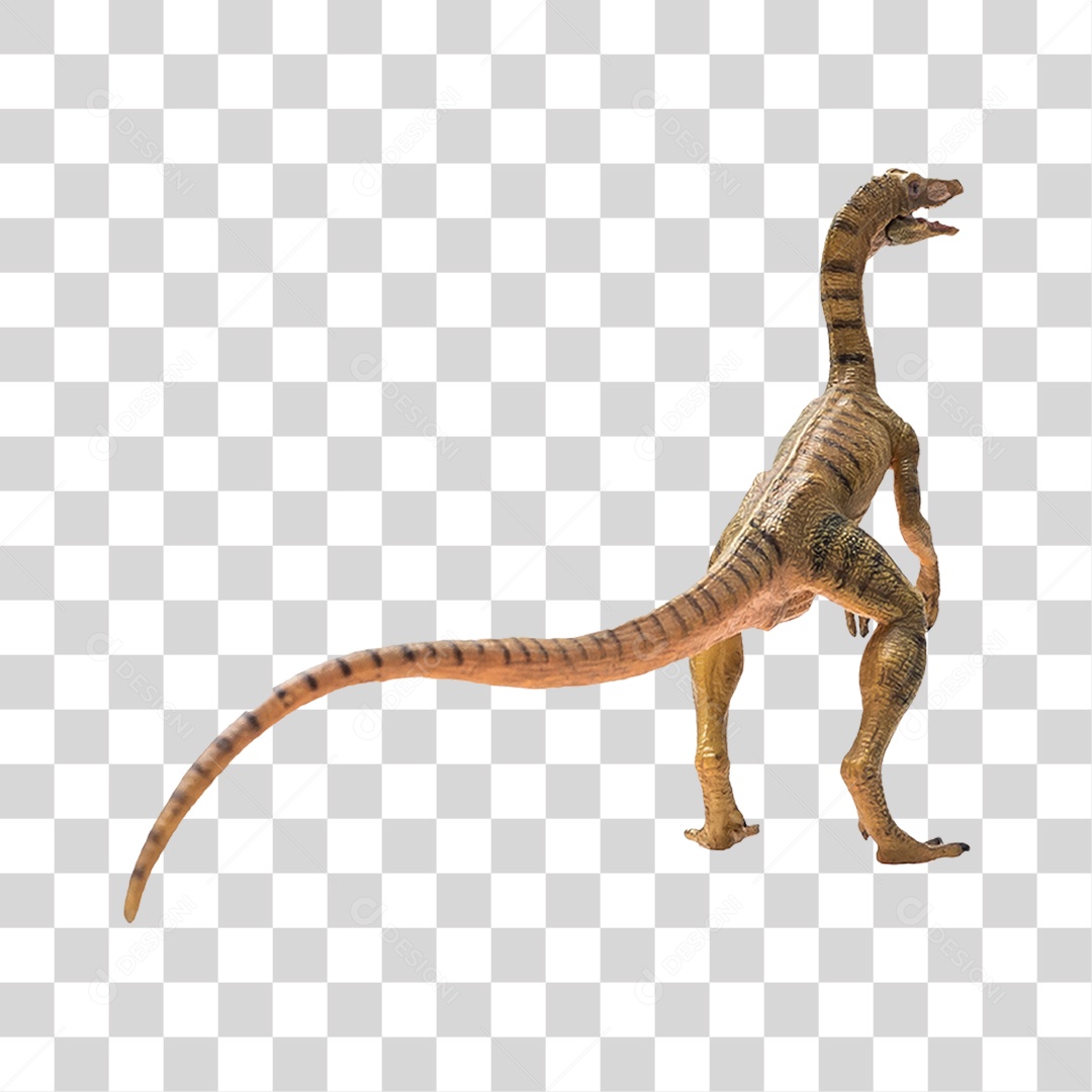 Objeto 3D Dinossauro Pré-Histórico Para Composição PNG Transparente