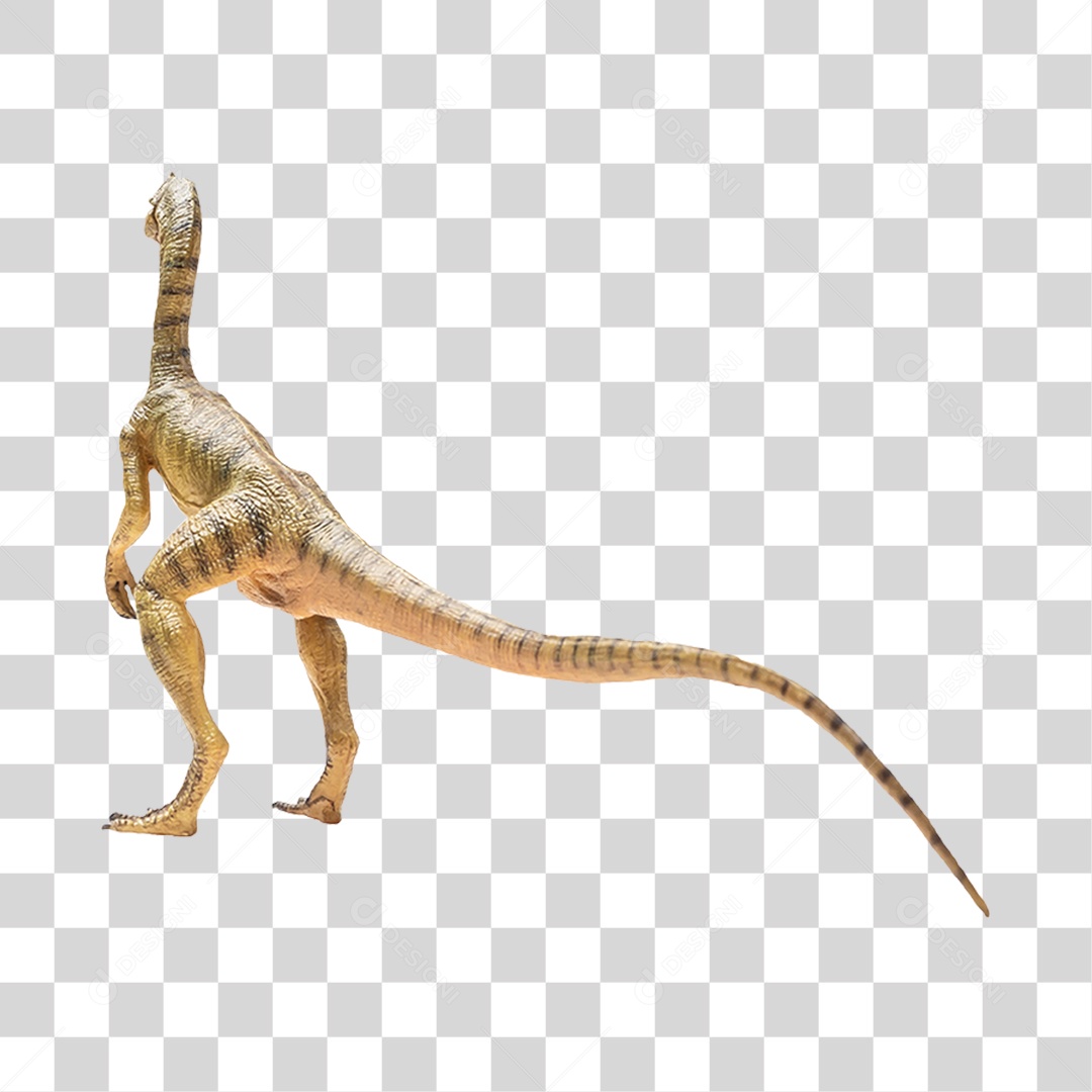 Objeto 3D Dinossauro Pré-Histórico Para Composição PNG Transparente