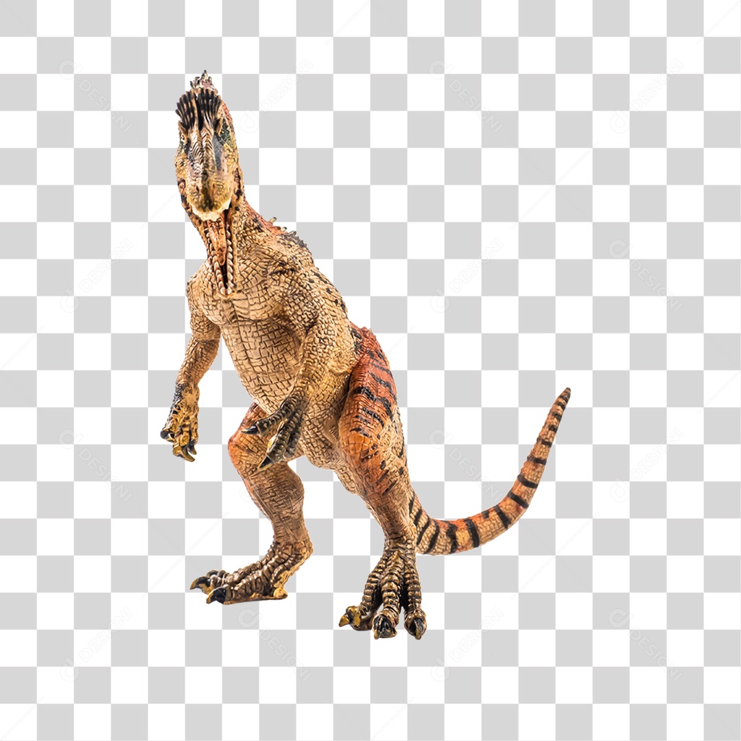 Objeto 3D Dinossauro Pré-Histórico Para Composição PNG Transparente