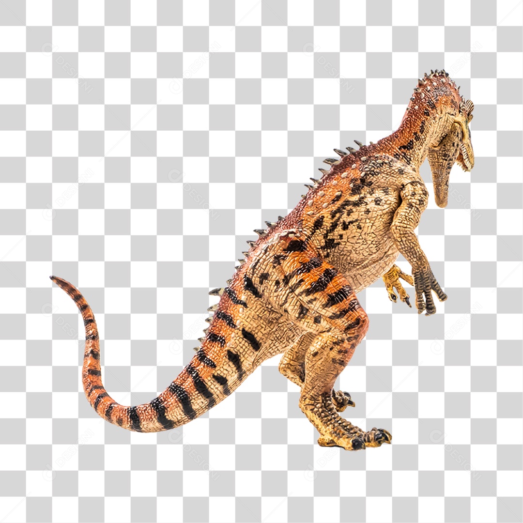 Objeto 3D Dinossauro Pré-Histórico Para Composição PNG Transparente