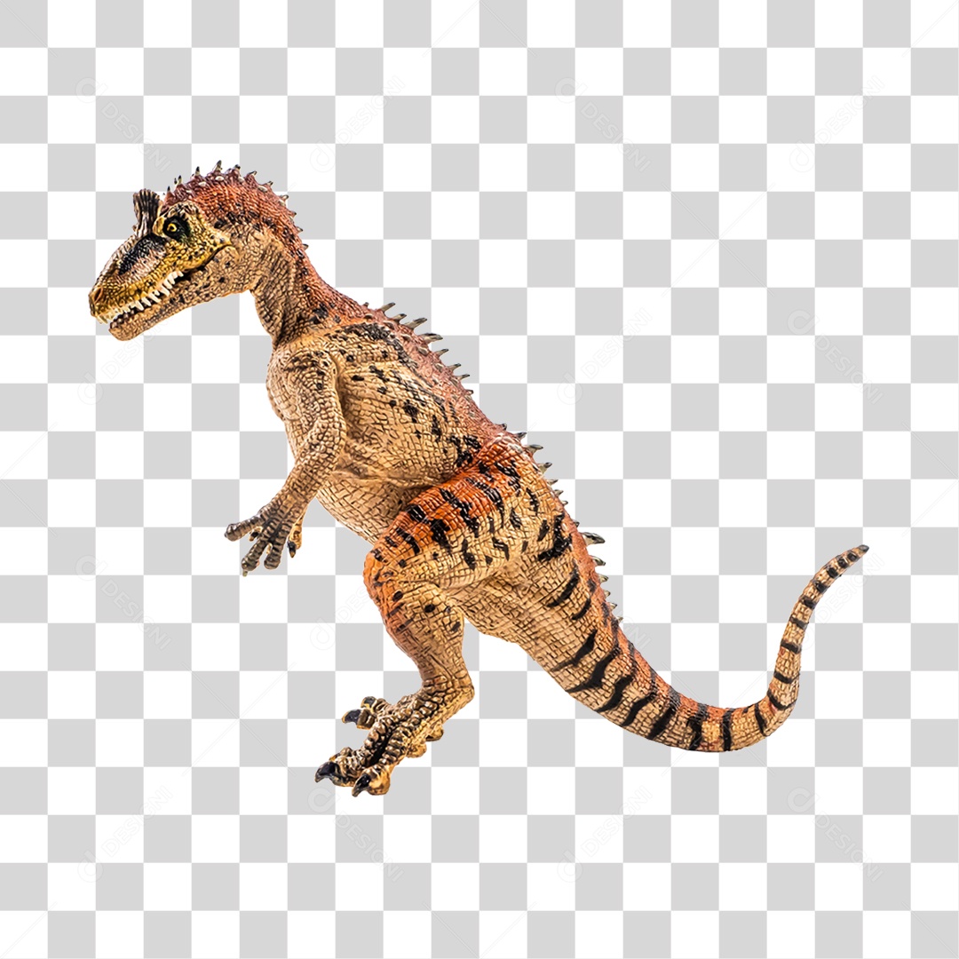 Objeto 3D Dinossauro Pré-Histórico Para Composição PNG Transparente