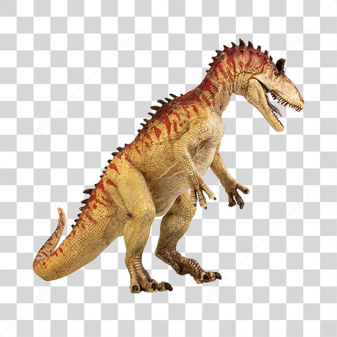 Objeto 3D Dinossauro Pré-Histórico Para Composição PNG Transparente