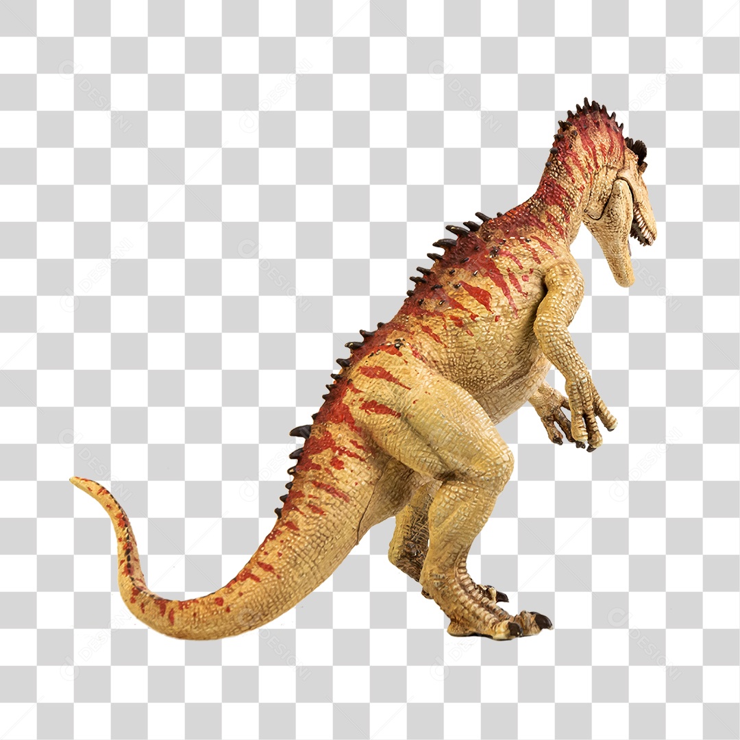 Objeto 3D Dinossauro Pré-Histórico Para Composição PNG Transparente