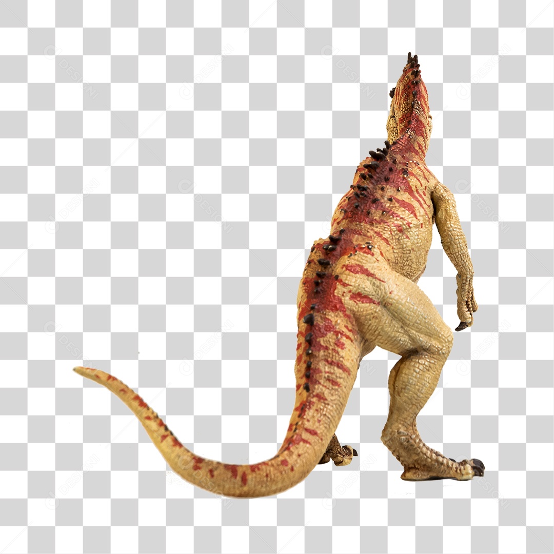 Objeto 3D Dinossauro Pré-Histórico Para Composição PNG Transparente