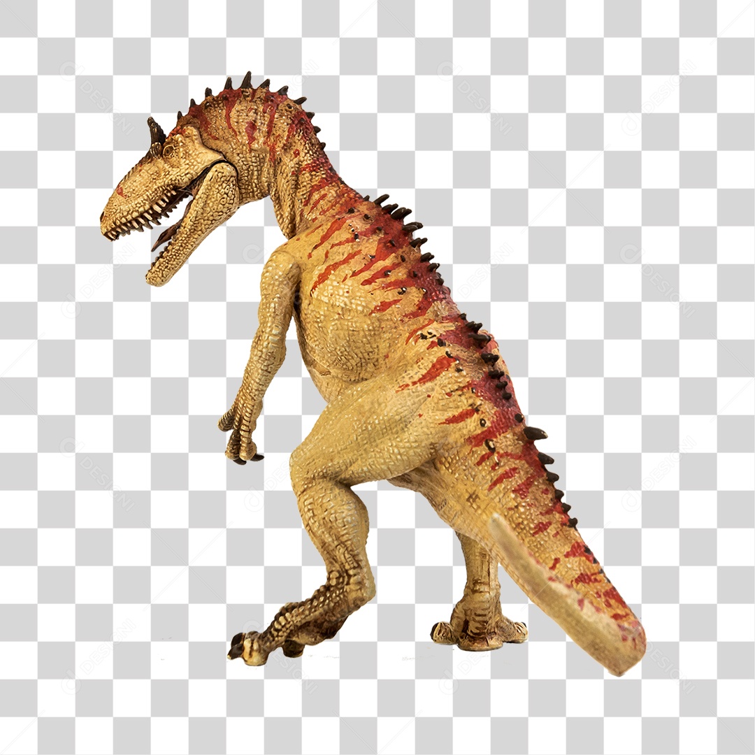Objeto 3D Dinossauro Pré-Histórico Para Composição PNG Transparente