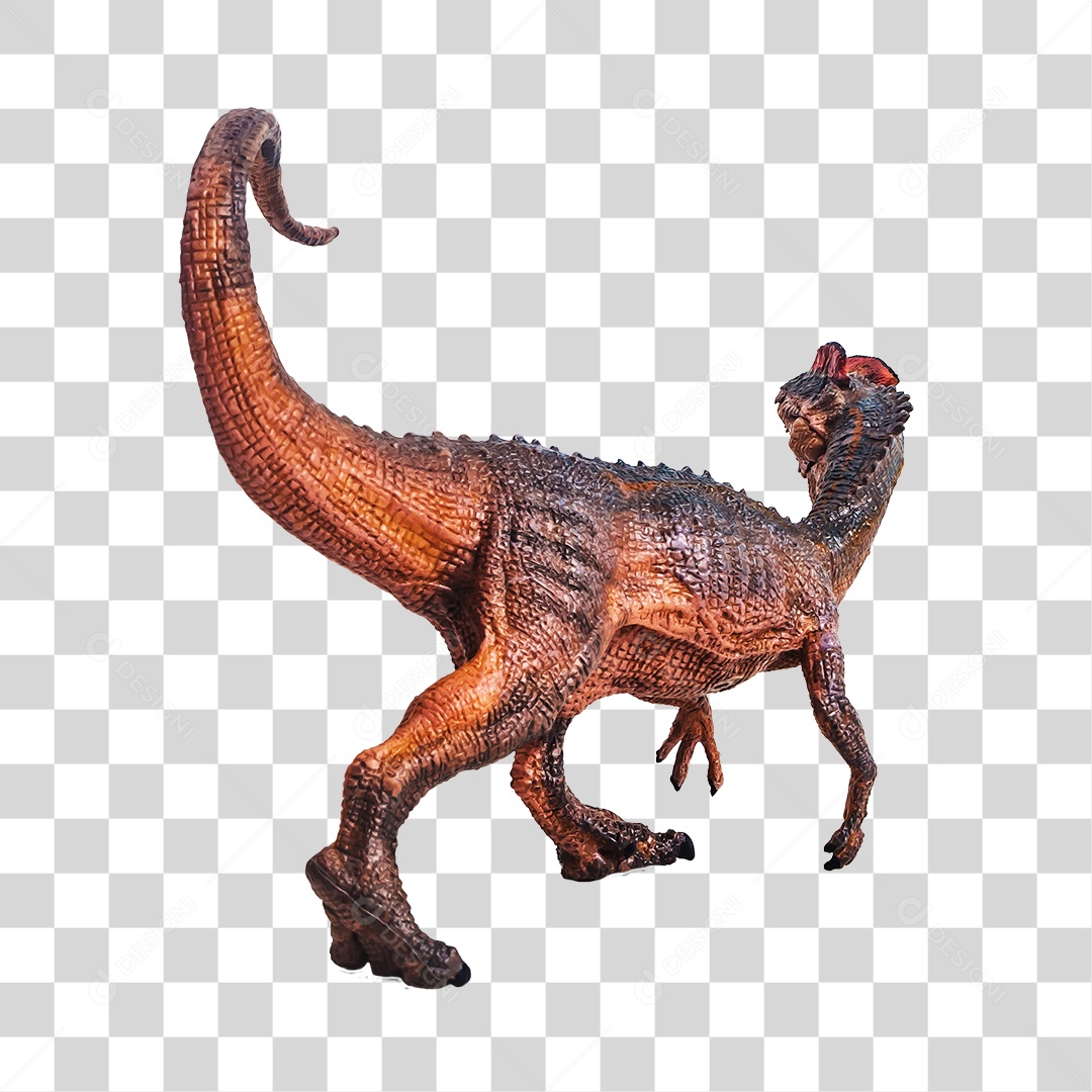 Objeto 3D Dinossauro Pré-Histórico Para Composição PNG Transparente