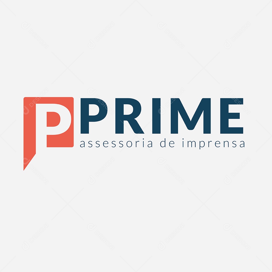 Logo Prime Assessoria de imprensa AI Editável