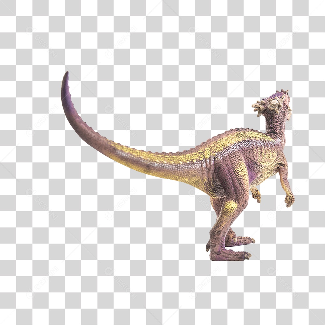 Objeto 3D Dinossauro Pré-Histórico Para Composição PNG Transparente