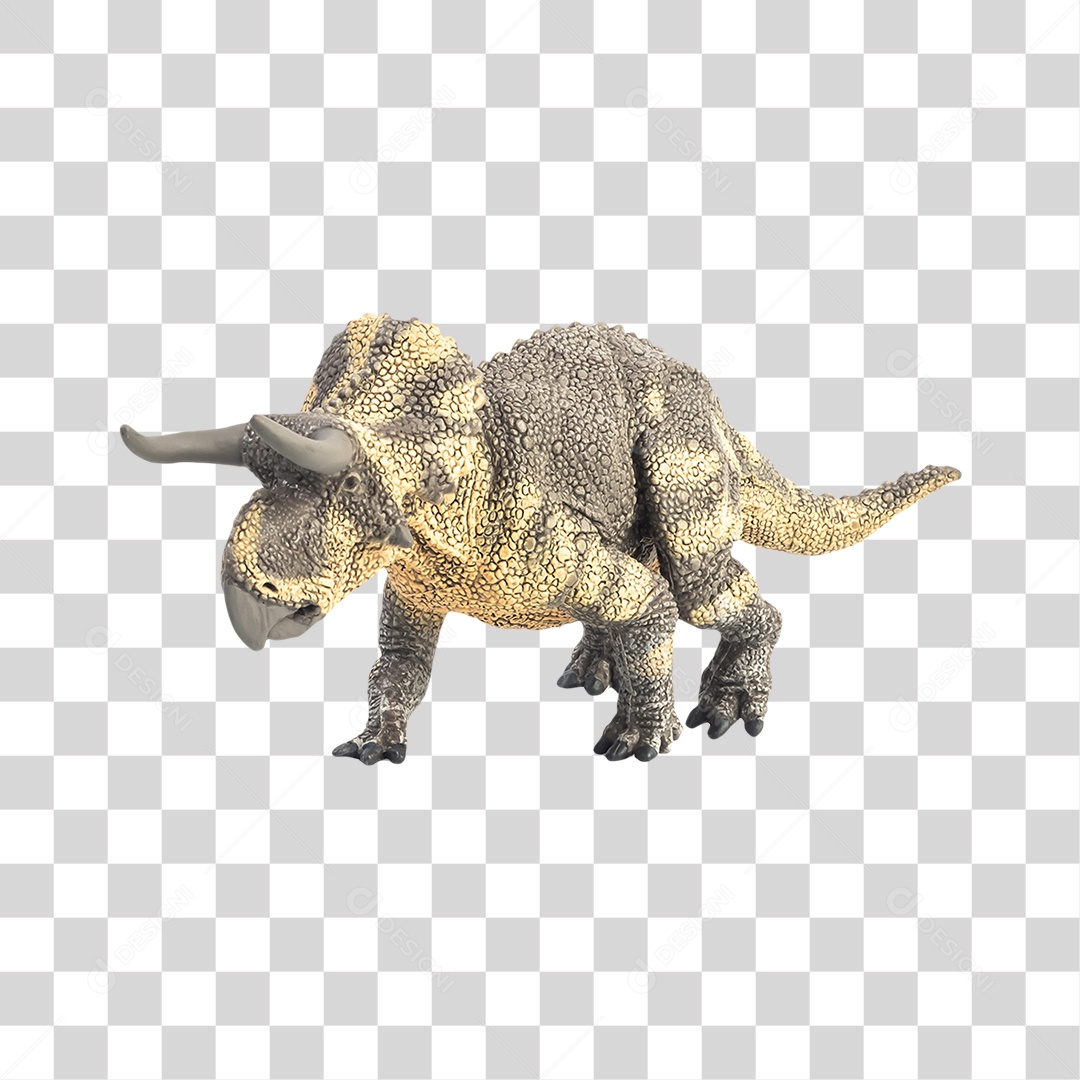 Objeto 3D Dinossauro Pré-Histórico Para Composição PNG Transparente