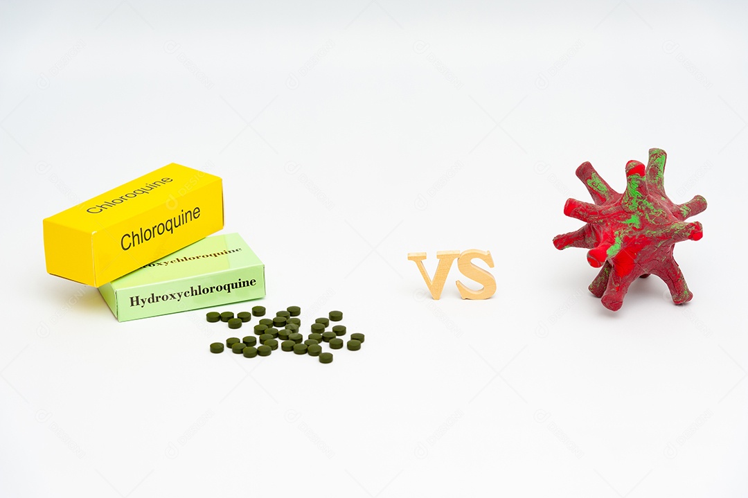 Hidroxicloroquina e Cloroquina versus coronavírus (COVID-19). Dois medicamentos usados ​​para tratar malária, artrite reumatóide e lúpus atualmente sendo usados ​​para tratar a doença de coronavírus 2019 (COVID-19).
