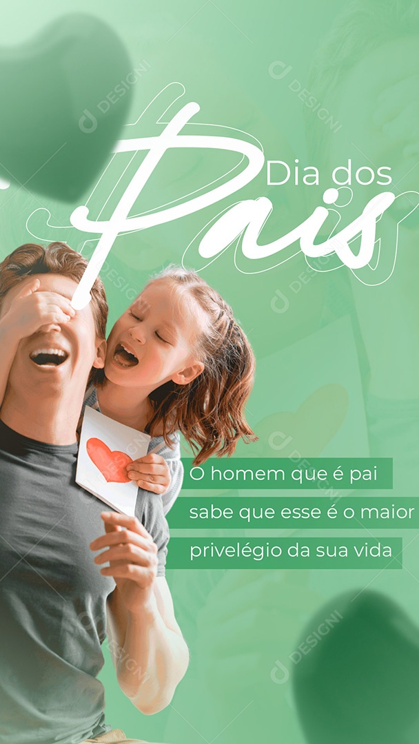 Story Feliz Dia dos Pais 14 de Agosto Pai Meu Orgulho Social Media PSD Editável