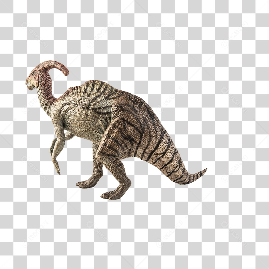 Objeto 3D Dinossauro Pré-Histórico Para Composição PNG Transparente