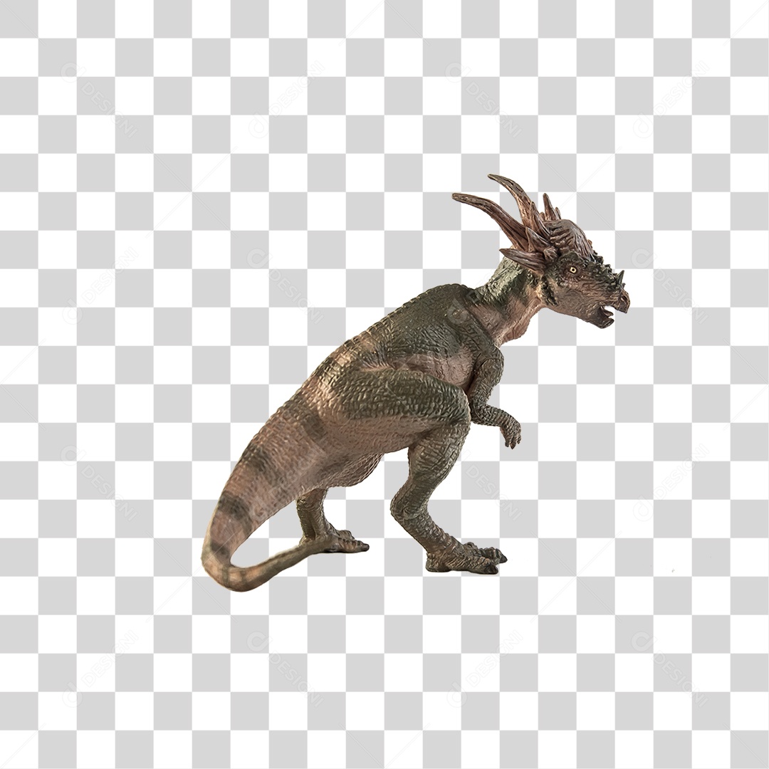 Objeto 3D Dinossauro Stygimoloch Para Composição PNG Transparente