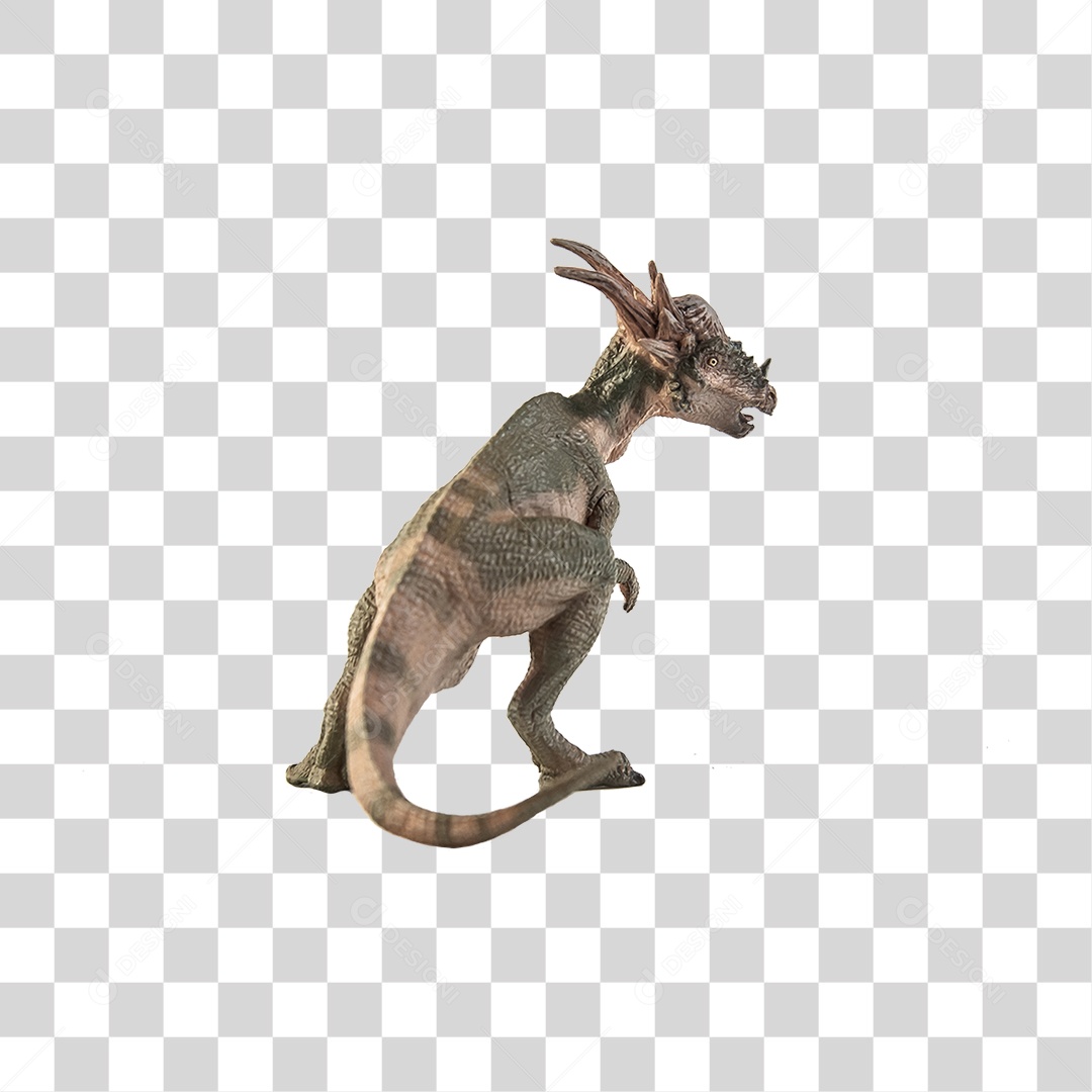 Objeto 3D Dinossauro Stygimoloch Para Composição PNG Transparente