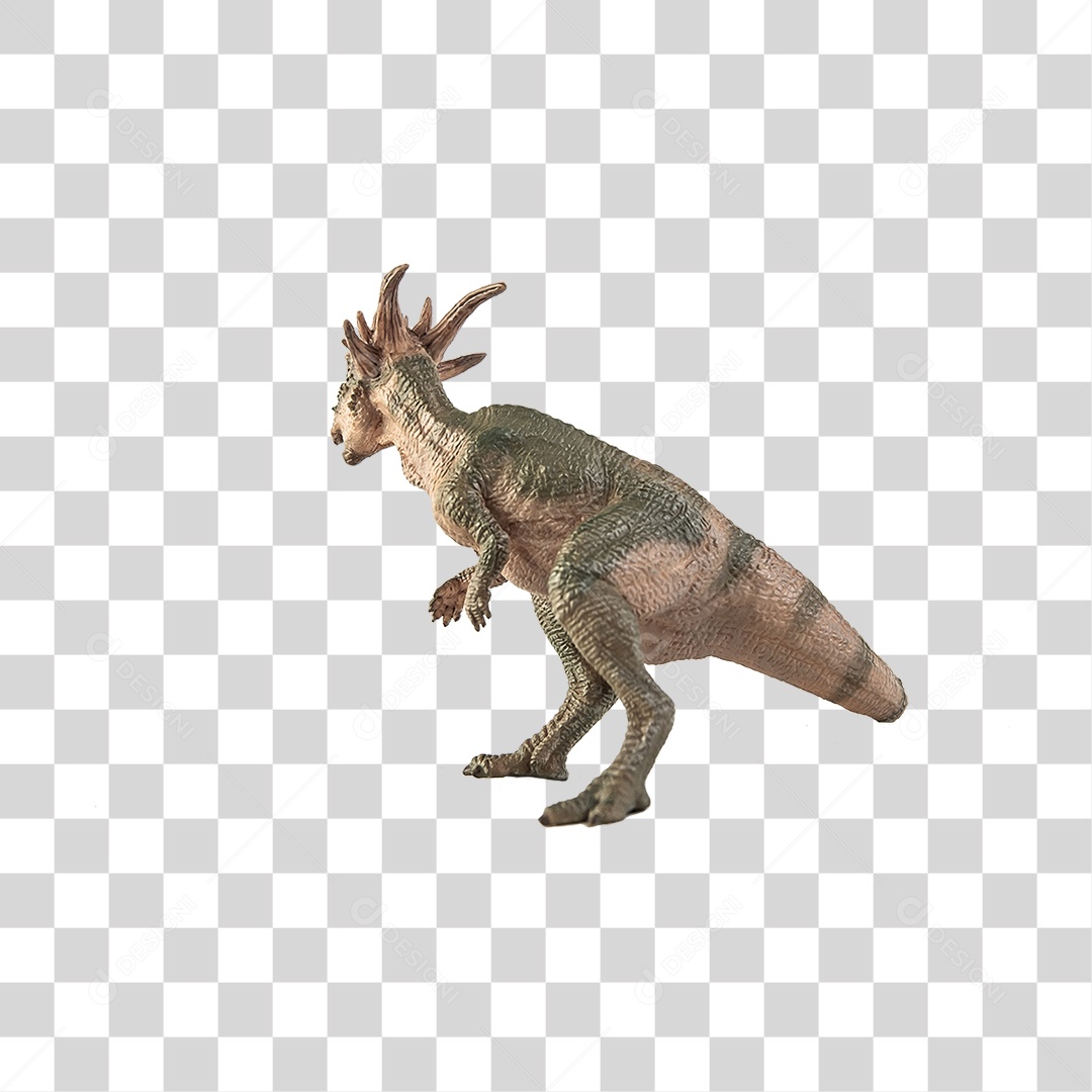 Objeto 3D Dinossauro Stygimoloch Para Composição PNG Transparente