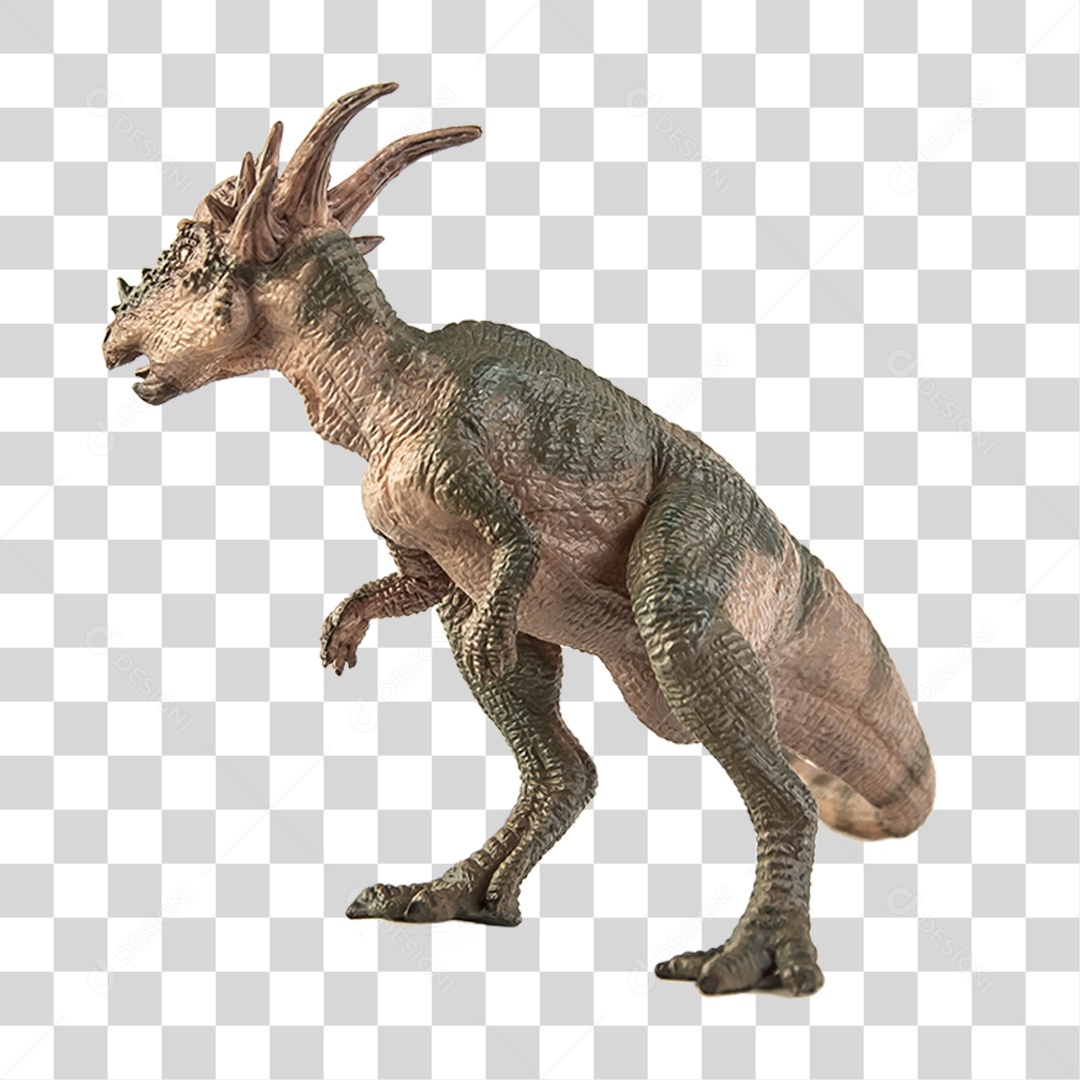 Objeto 3D Dinossauro Stygimoloch Para Composição PNG Transparente