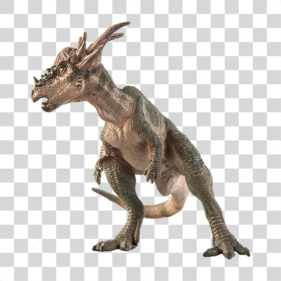 Objeto 3D Dinossauro Stygimoloch Para Composição PNG Transparente