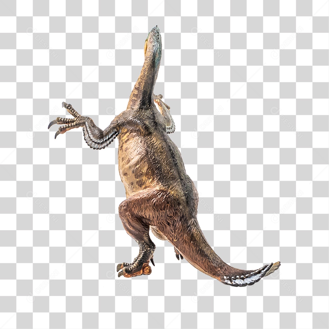 Therizinosaurus Dinosaur 3D Object For Transparent PNG Composition