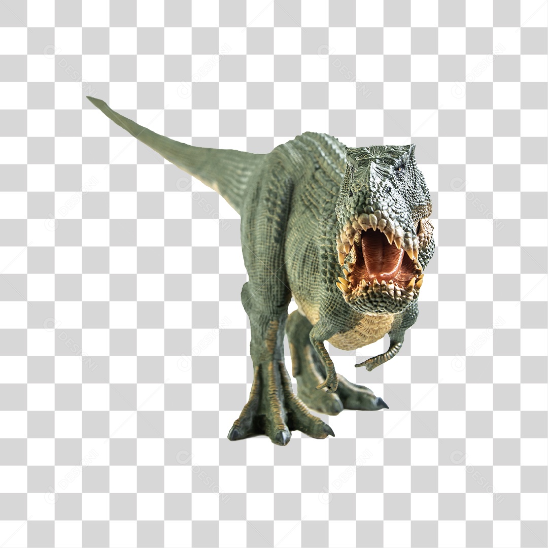 Objeto 3D Dinossauro Tirannosaurus Rex Para Composição PNG Transparente