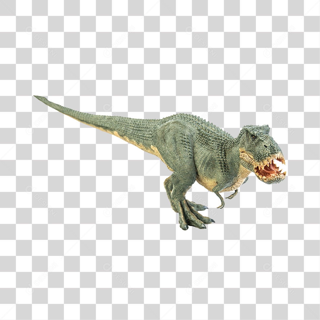 Objeto 3D Dinossauro Tirannosaurus Rex Para Composição PNG Transparente