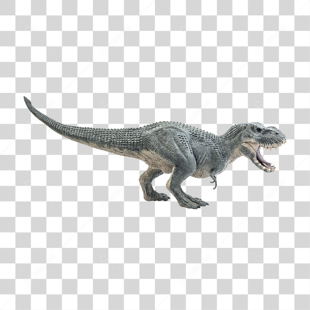 Objeto 3D Dinossauro Tirannosaurus Rex Para Composição PNG Transparente