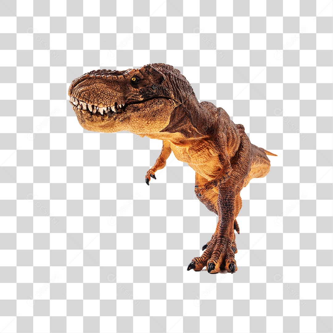 Objeto 3D Dinossauro Tirannosaurus Rex Para Composição PNG Transparente