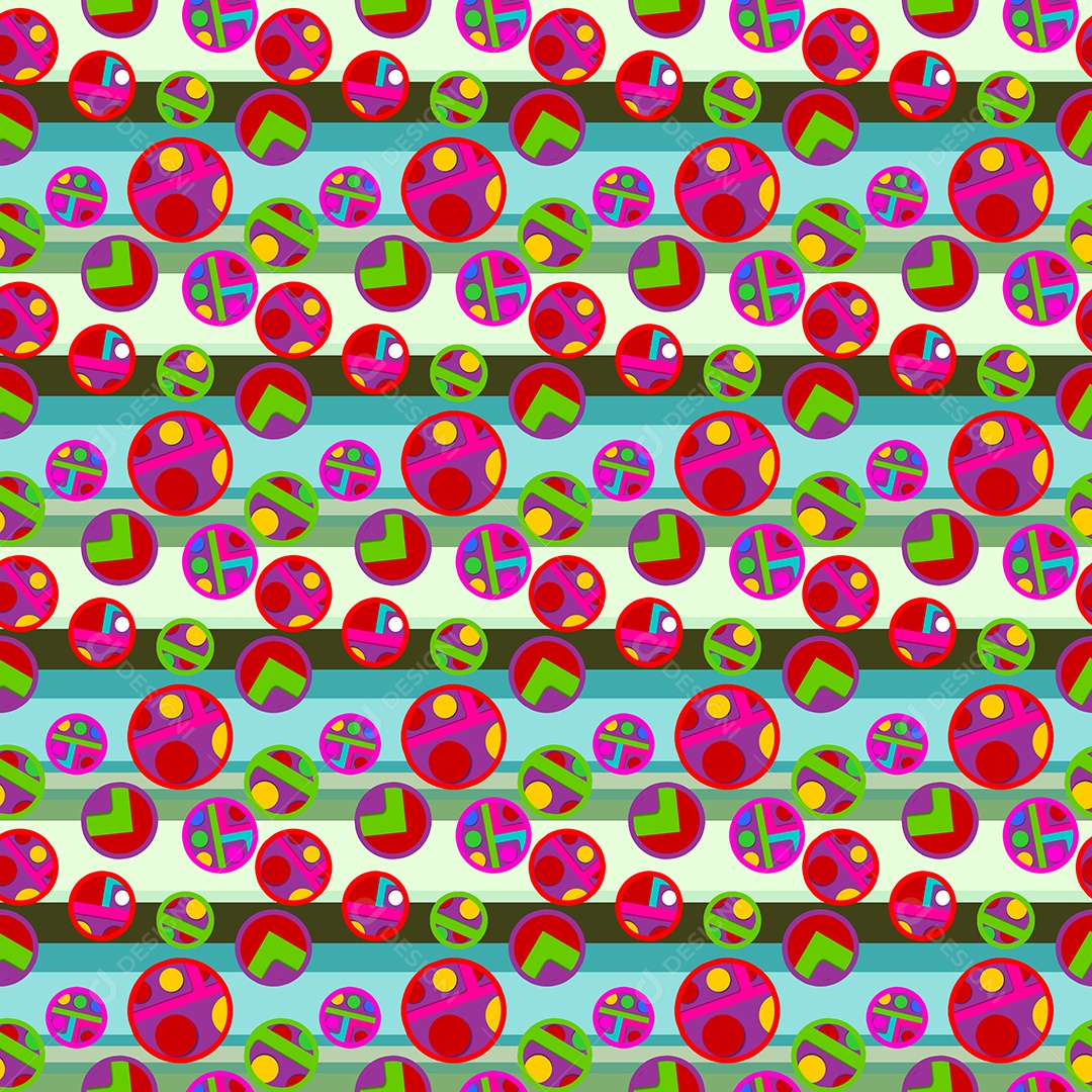 Background estampas padrão coloridos