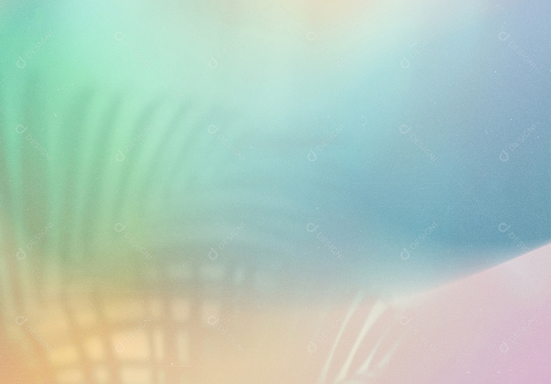 Sobreposição de sombra natural no fundo colorido gradiente abstrato