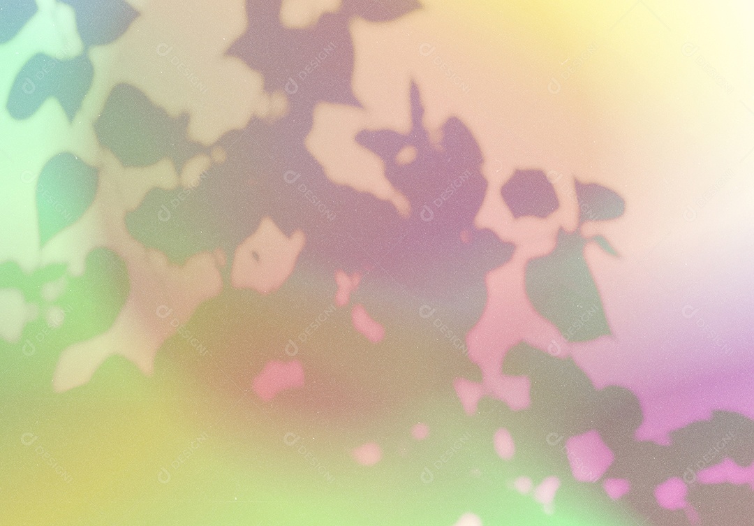 Sobreposição de sombra natural no fundo colorido gradiente abstrato