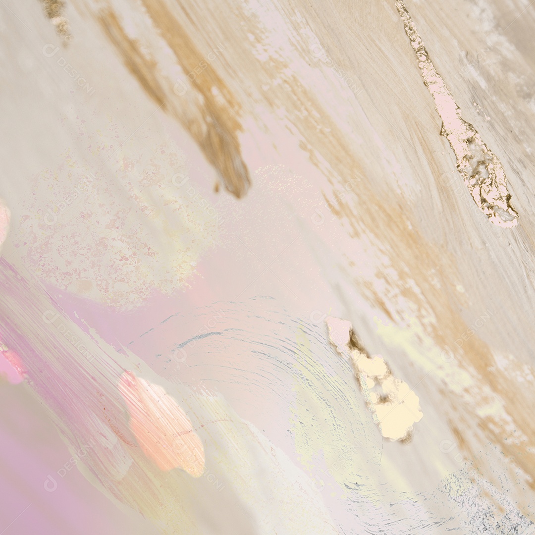 Holográfico de mármore abstrato e fundo de glitter dourado